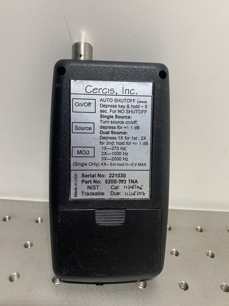 Cercis Single Mode Laser Light Source Model:520 WARRANTY!
