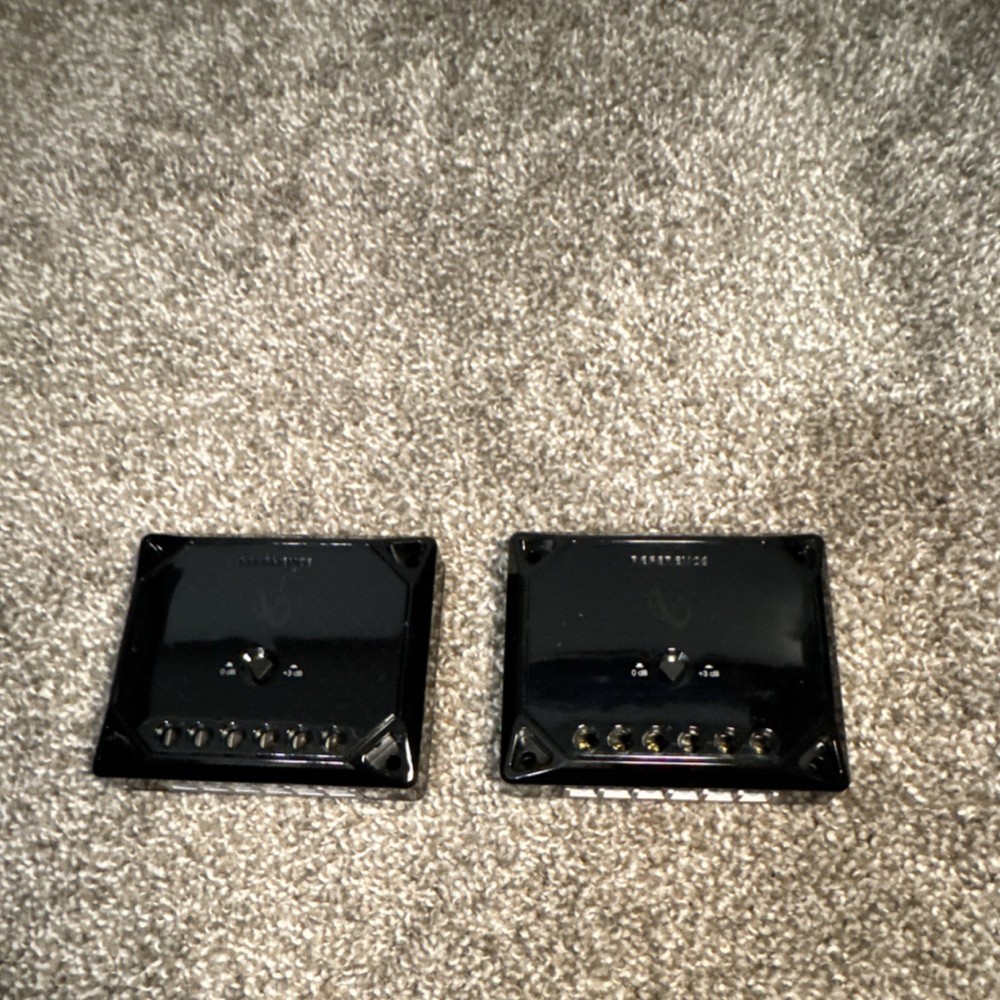 Infinity Reference Car Audio Crossover Pair Signal Processor Modules Black