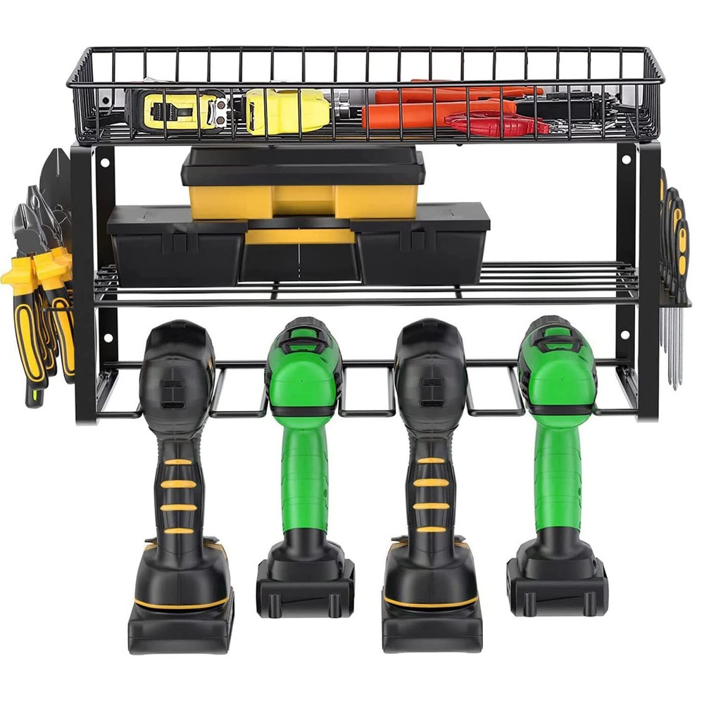 Heavy Duty Floating Tools Shelf&Organizer Wall Mounted for Handheld & Power Tool
