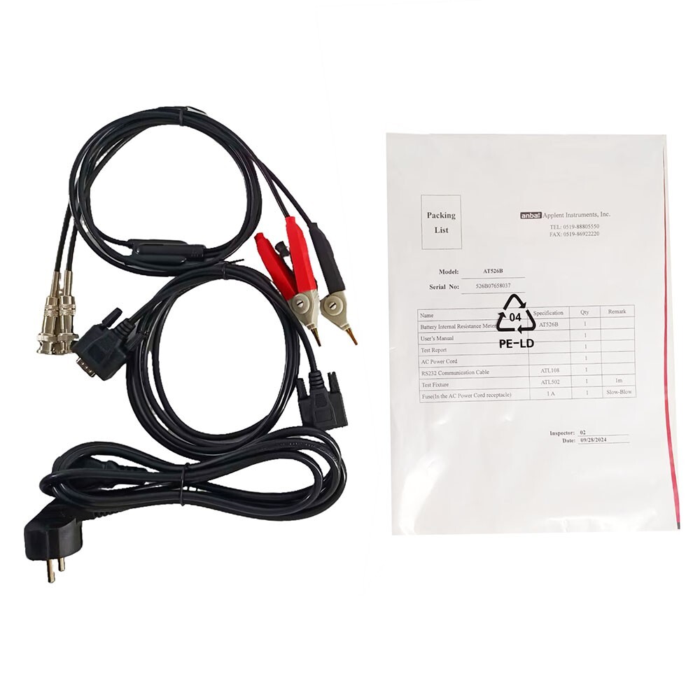 Digital AC Low Ohm Meter LCD Display Battery Internal Resistance Meter Tester