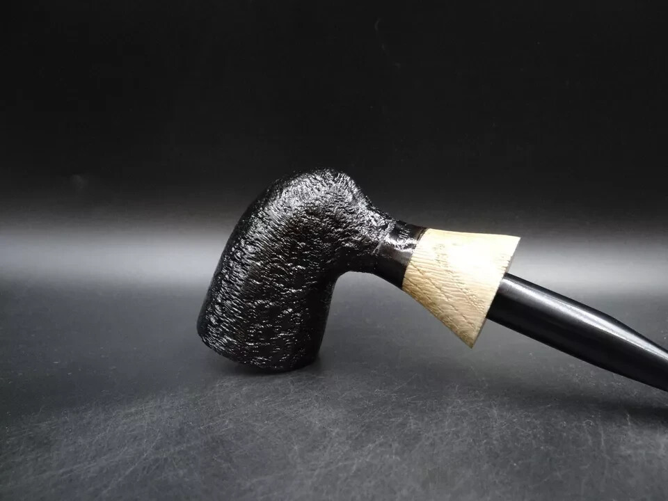 TURKIEWICZ BLACK OAK (MORTA) HAND MADE CALABASH PIPE 78