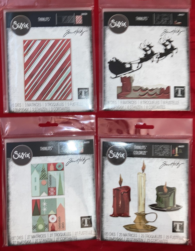 Sizzix Thinlits Metal Die Pack designed by TIM HOLTZ 35+ TO CHOOSE FROM