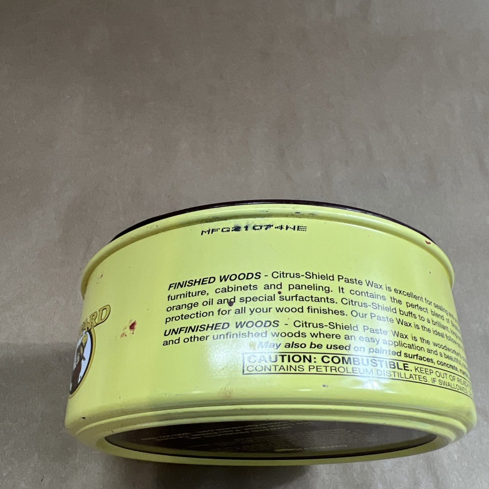 Howard Citrus Shield Premium Paste Wax 11oz Natural Discontinued