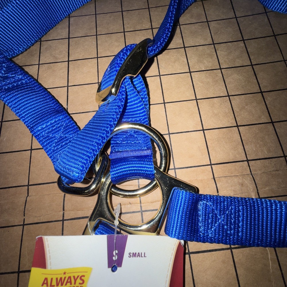 Weaver Basic Adj Halter w/Snap Size Small Blue Color