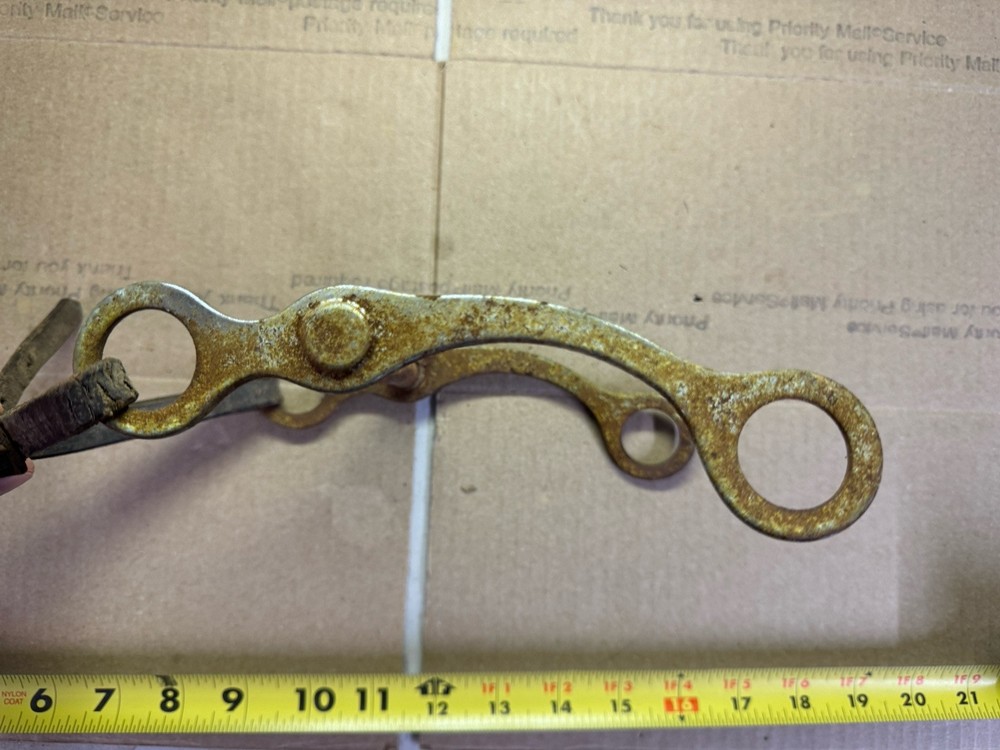Vintage Horse Bite With Leather Strap
