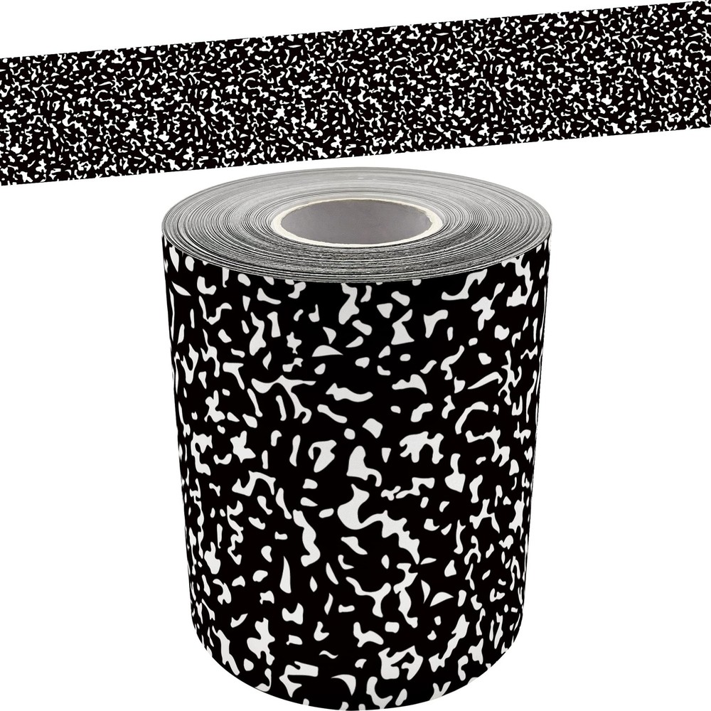 Teacher Created Resources Composition Straight Rolled Border Trim - 50ft