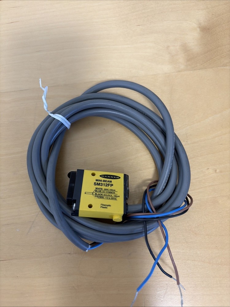 Banner Engineering SM312FP 25916 Mini-Beam Plastic Fiber Optic Sensor Amplifier