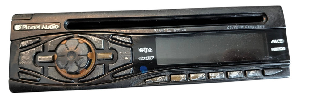 Planet Audio p225c FACEPLATE ONLY