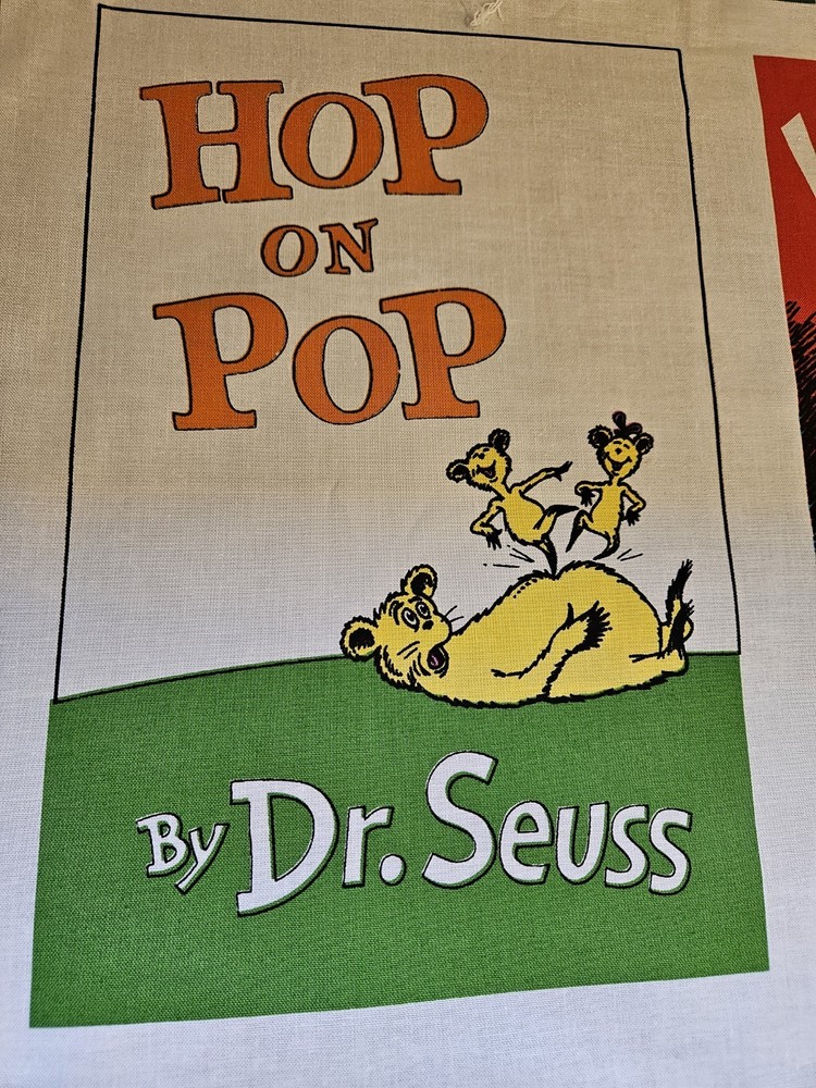 Dr Seuss Fabric Panel, Cotton, $12