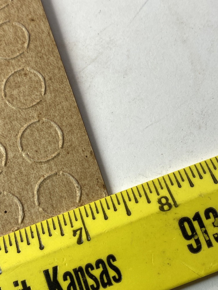 El Verso Junior Cigar 5 Cent Punch Card Large Unpunched