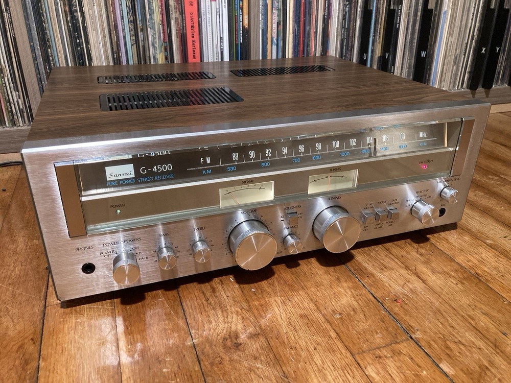Serviced! Sansui G-4500 Stereo Receiver!