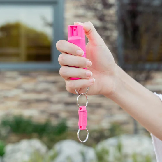 SABRE Pepper Spray with Quick Release Key Ring, 4-pack - Multi