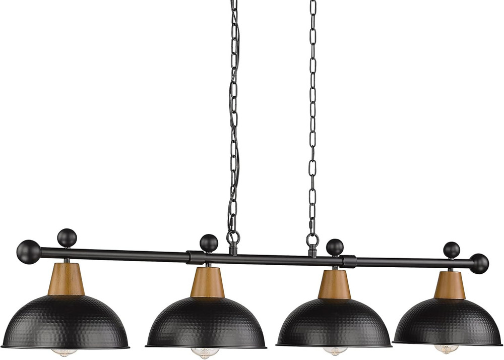 4-Light Pool Table Lights for 7Ft/8Ft Table, 48" Modern Billiard Llight Kitchen