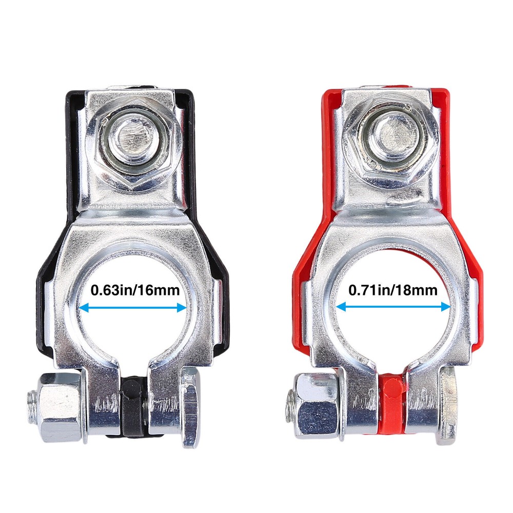 Battery Terminal Connector Top Post Positive Negative Heavy Duty Universal