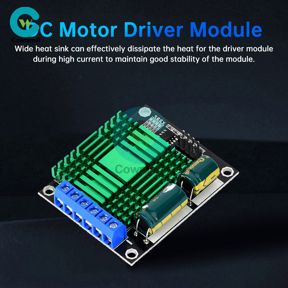 60A DC Motor Driver Module High Power Motor Speed Control Dual Channel H-Bridge