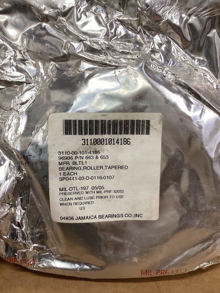 Bearing & Race/Bower 663-653 HETM1070