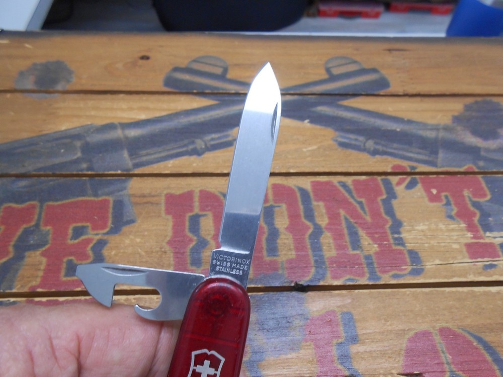 Victorinox Tinker Swiss Army Knife 91mm Ruby Translucent