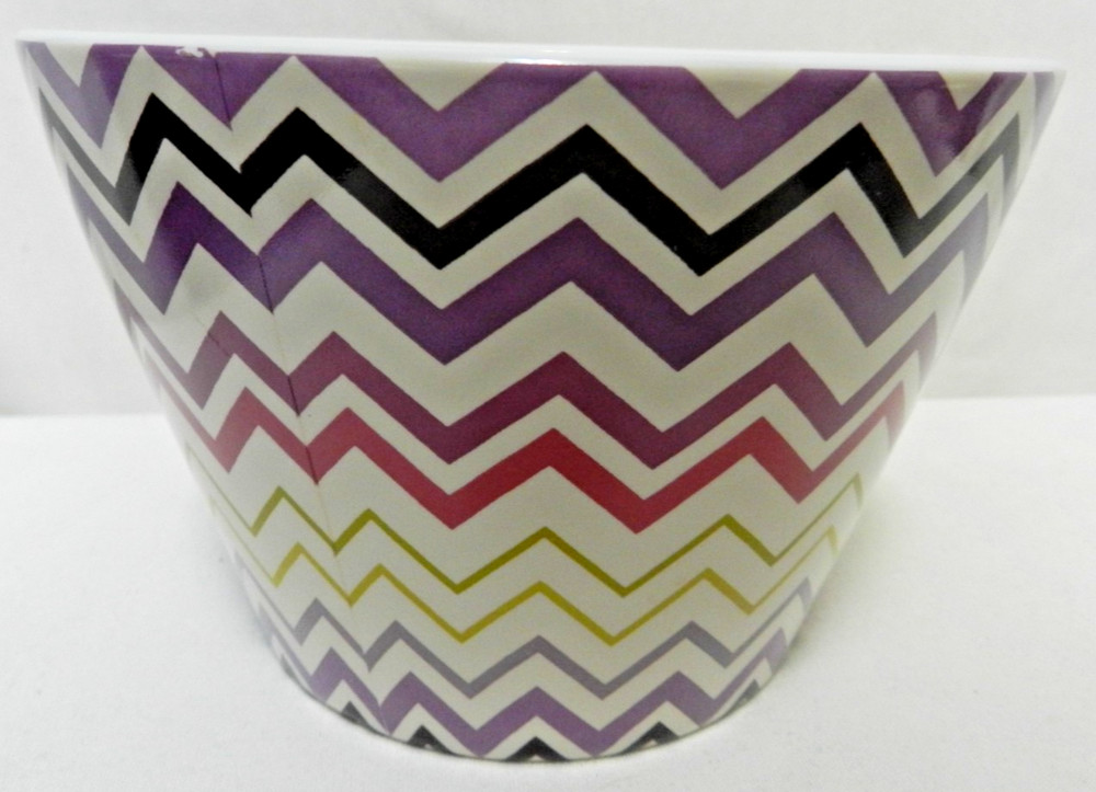 Missoni Target Chevron Zig Zag Set 3 Stoneware Bowls Nesting Mixing micro dish