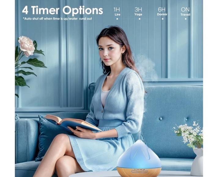 Essential Oil Diffuser for Home: 500ML Aroma Diffuser