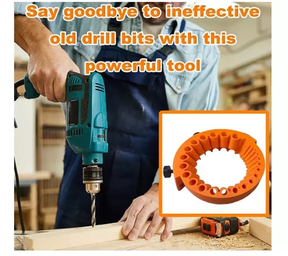 Angle Grinder Drill Bit Sharpener Tool for 2-13mm Bit Power Grinding Attachment