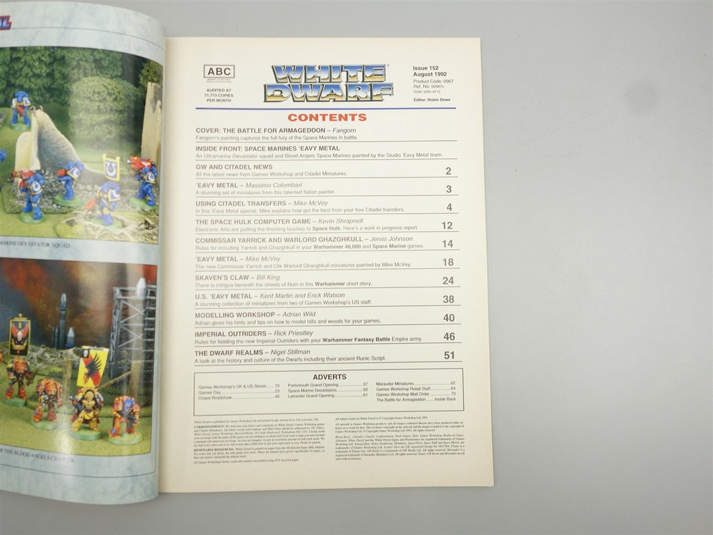 White Dwarf: #152 August 1992 (Games Workshop)