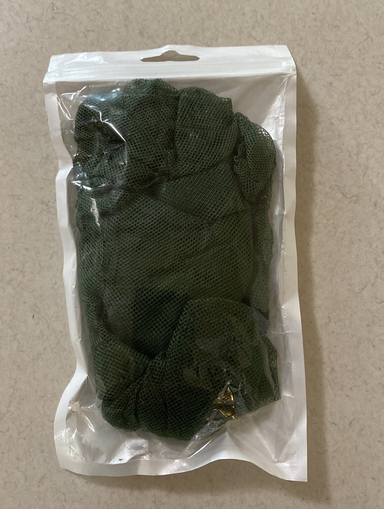 Mosquito Head Net Green.  Outdoor Camping