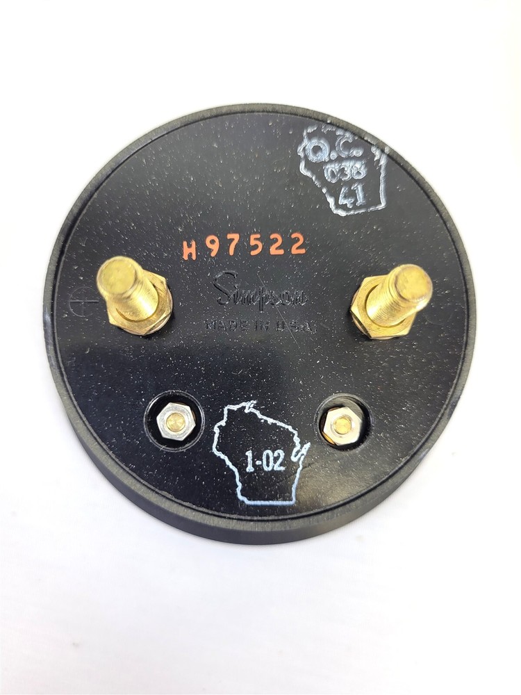Simpson Instruments Model #8574 C-03691 Panel Meter NOS ~ T244E