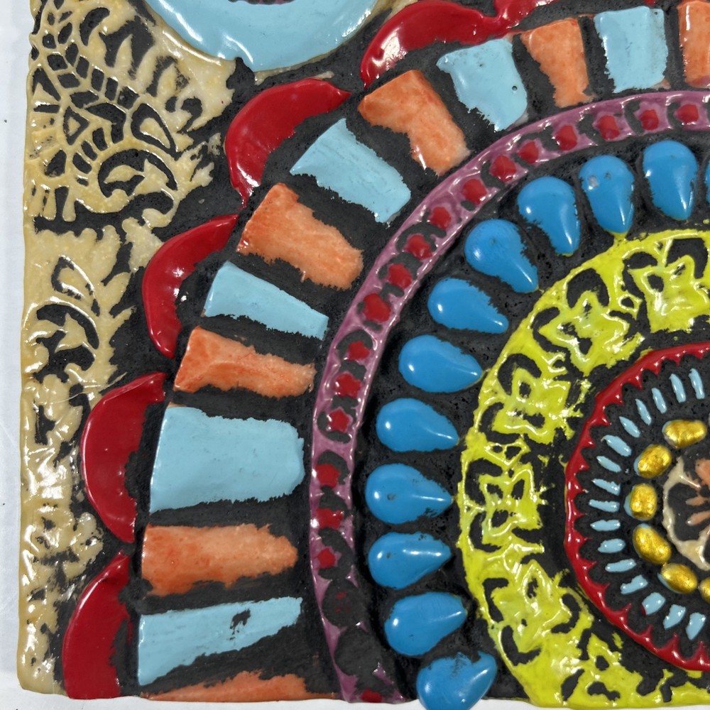 Ceramic Tile Named “Peace” Made By Romy And Clair EUC