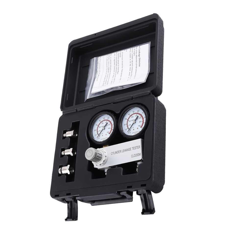 Cylinder Leak Down Tester Engine Compression Diagnostics Test Tool Kits