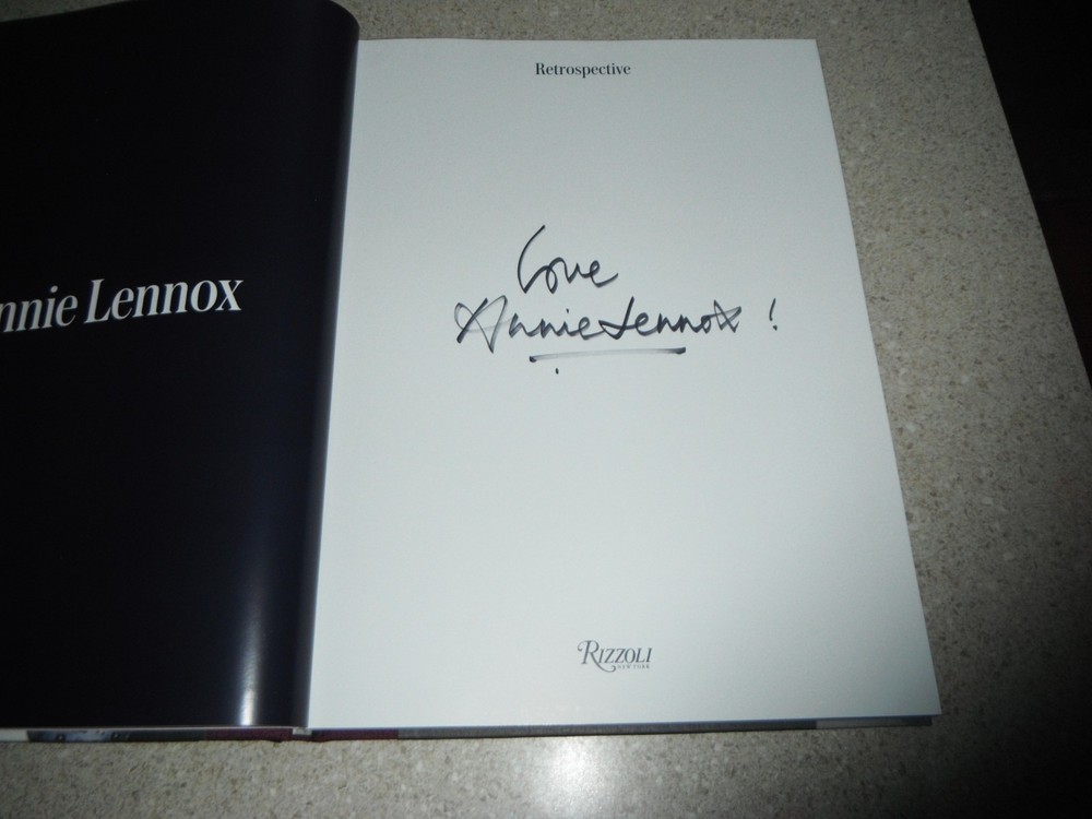 ANNIE LENNOX SIGNED RETROSPECTIVE HARDBACK BOOK