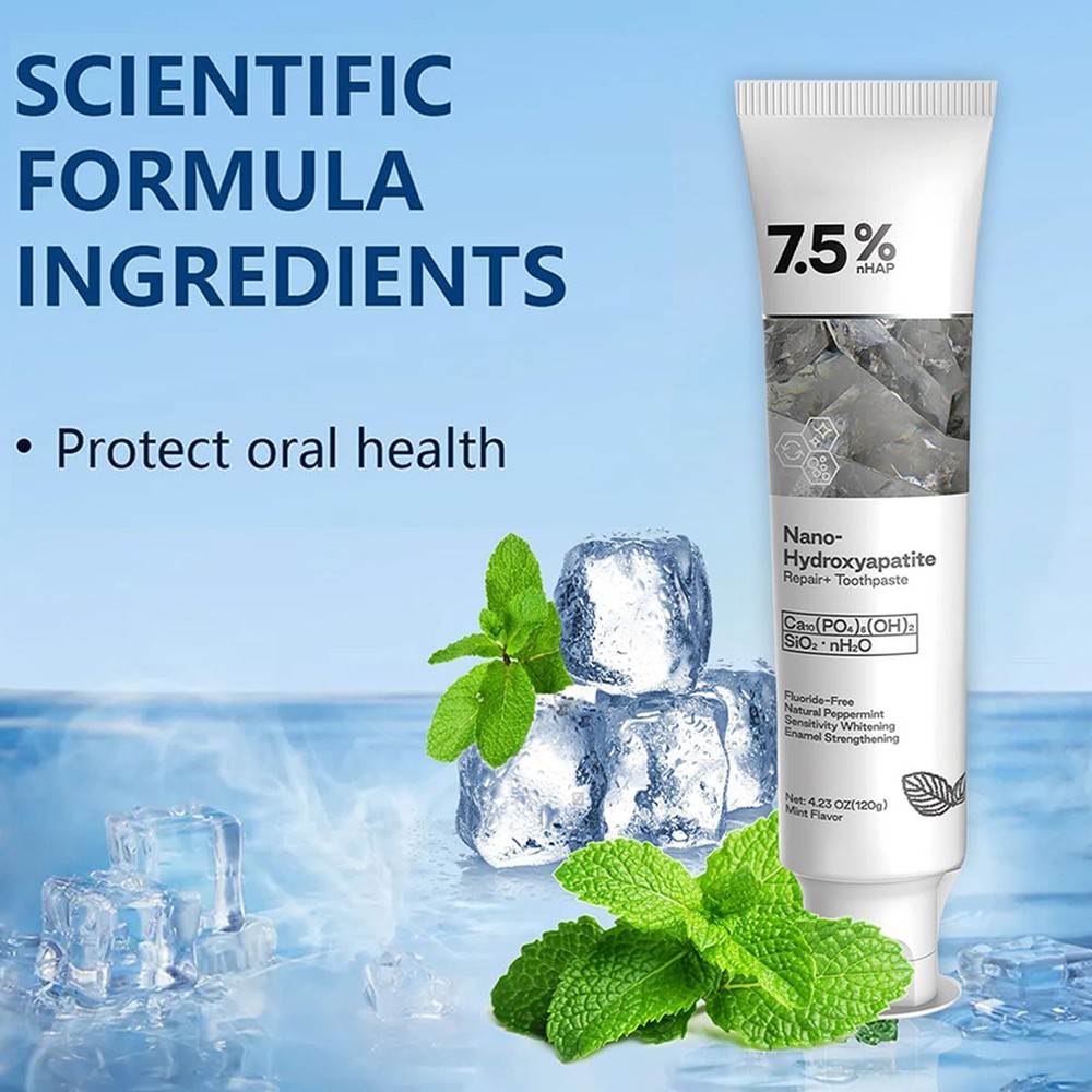 Nano Hydroxyapatite Toothpaste 120g Teeth Whiten Toothpaste Natural Serviceable