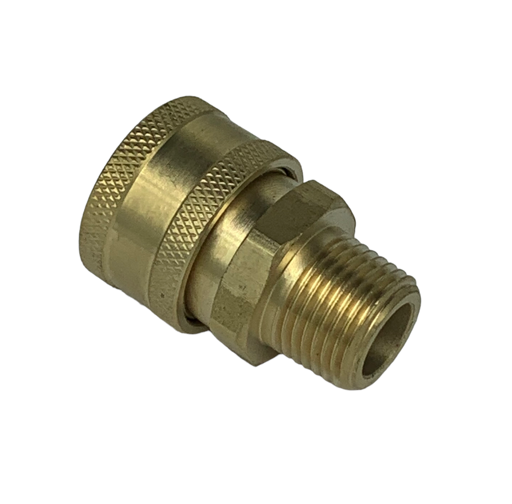 Pressure Washer Quick Connect Socket 1/2 NPT Thread Diameter Measures .840"