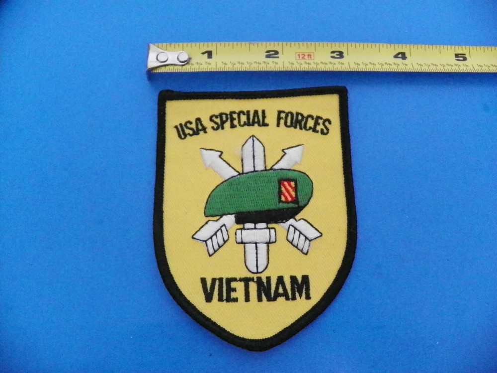 VIETNAM ORIGINAL U.S.A. SPECIAL FORCES VIETNAM JACKET PATCH