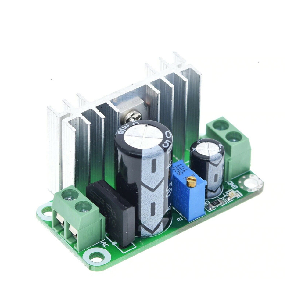 2Pcs LM317T DC-DC Adjustable Converter Module Buck Step Down Linear Regulator
