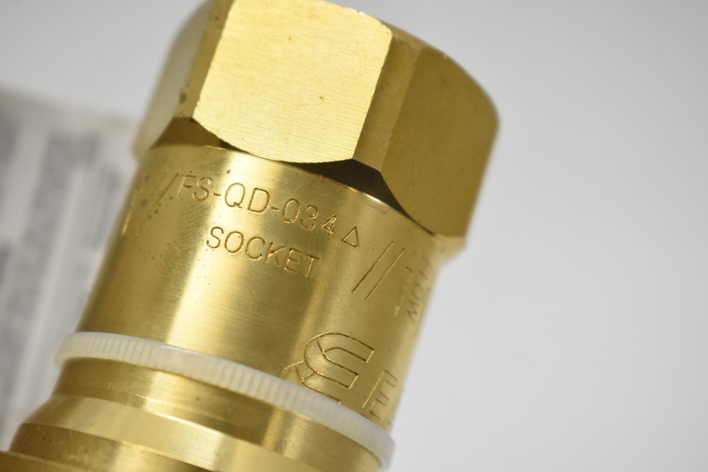 Regency FS-QD-034 2412: Brass Quick Disconnect 3/4" Assembly Easyflex