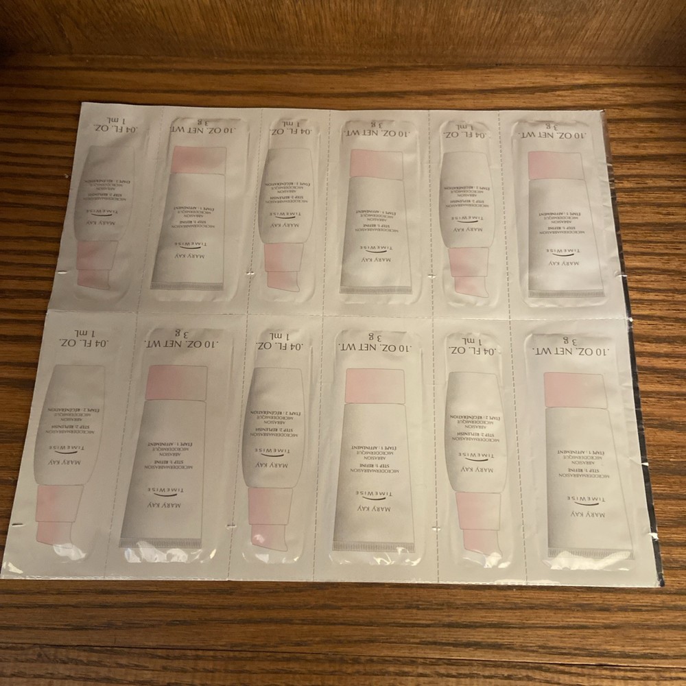 6 Mary Kay Timewise Microdermabrasion Step 1 Refine Step 2 Replenish Samples