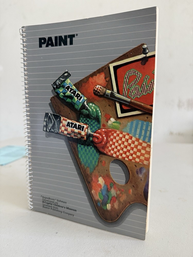 Atari Paint DX5048 Painting Software 5.25" Floppy Disk with Manual