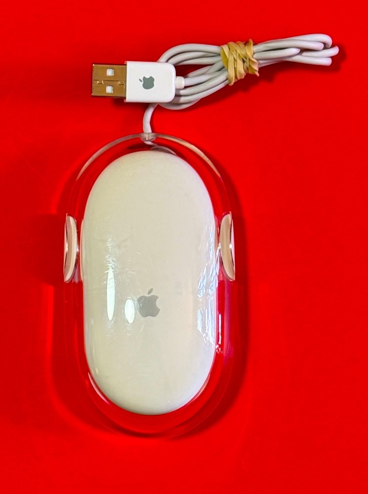 Nice! Apple M5769LL/A Optical Wired White Mouse Fully Tested Works Great!