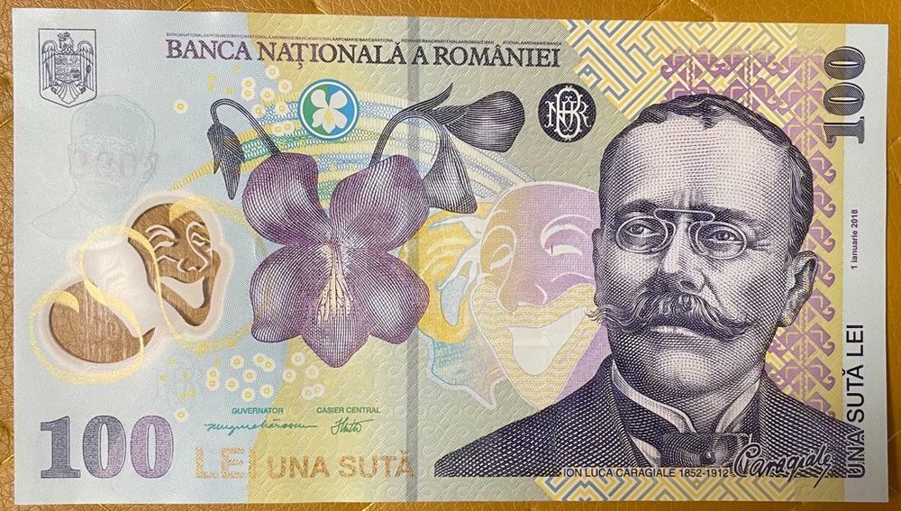 2019 / Romania / 100 Lei / Polymer Banknote / UNC