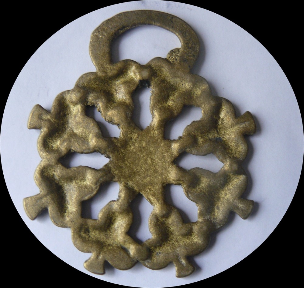 GEOMETRIC - horse brass (6689)