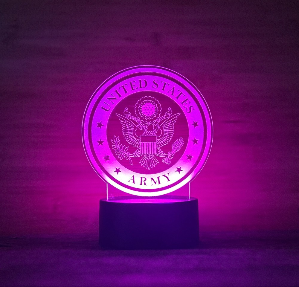 US Army Acrylic Night Light