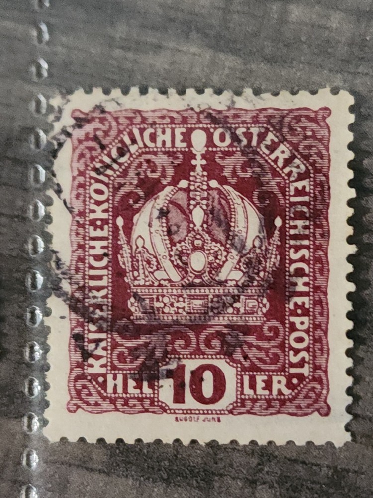 Foreign 10 Heller Stamp Used - #A240