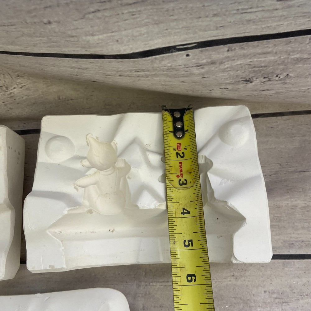 Ken Ocorr Ceramic Casting Mold Two Pixie Figurines #F-12