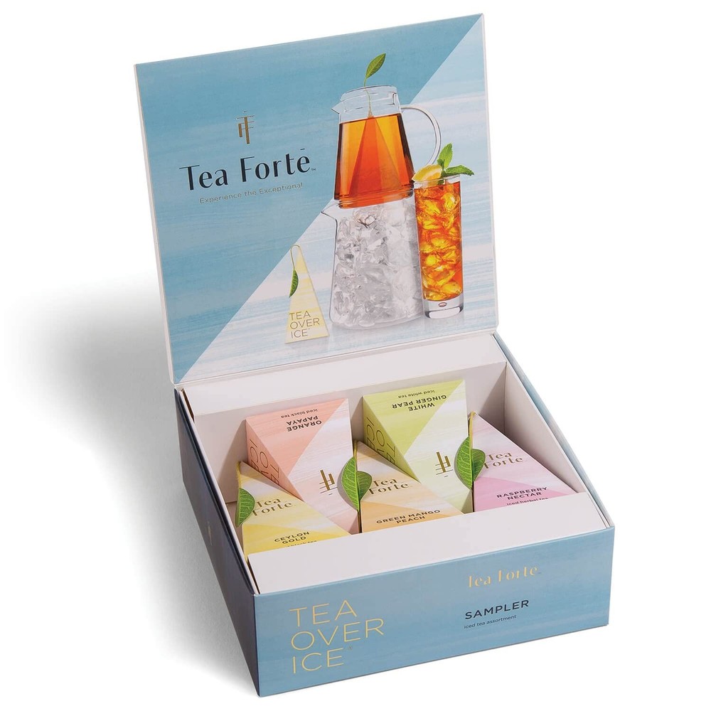 Tea Forte, Assorted Iced Tea Blends Pitcher-Size Infusers. Tea Over Ice Sampler