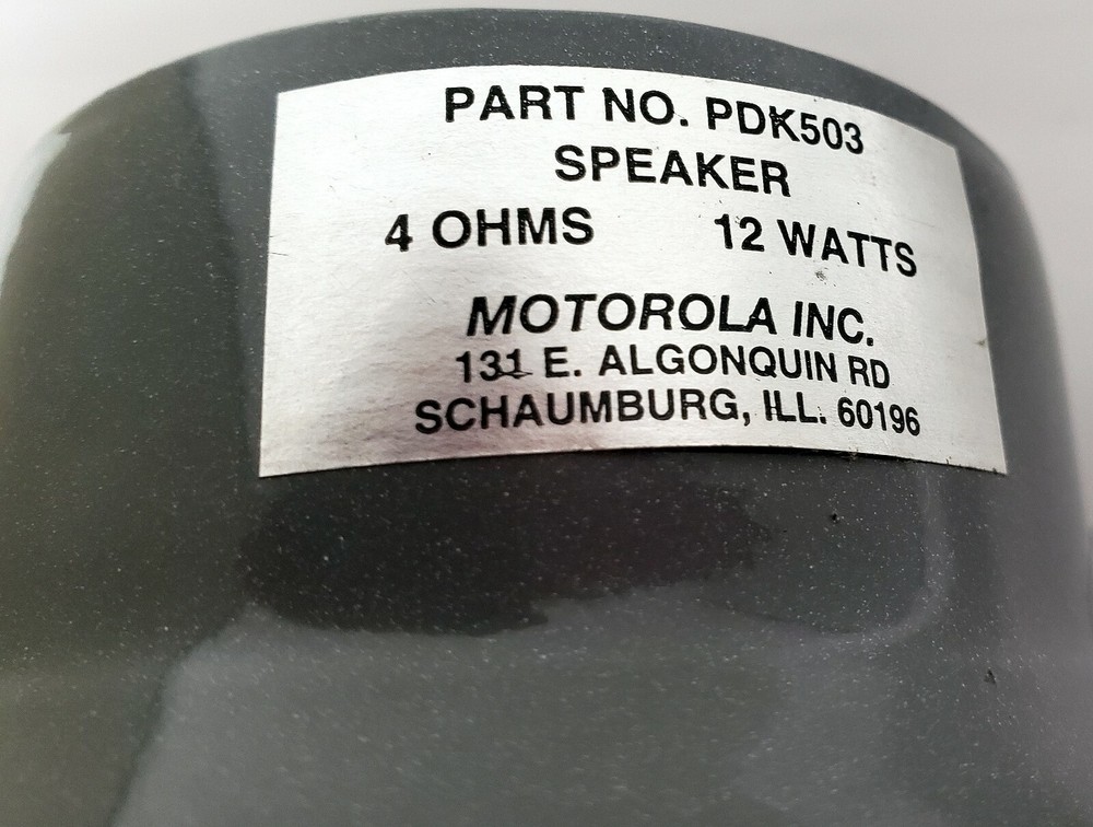 Motorola PDK-503 Speaker