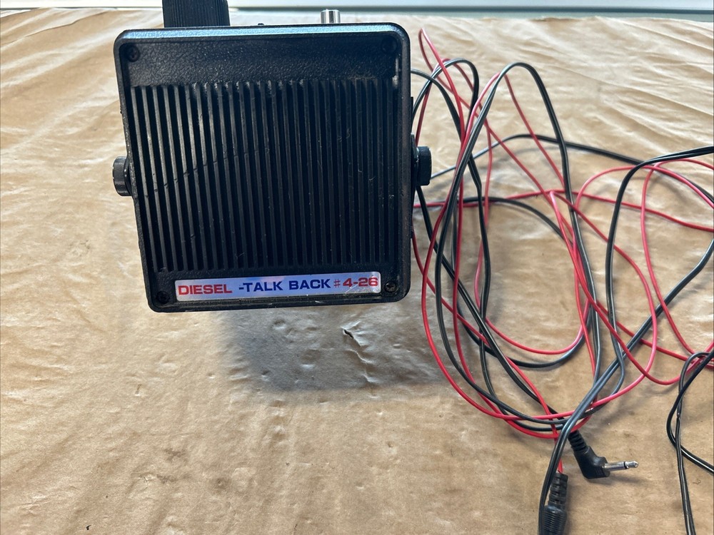 DIESEL TALK BACK # 4-26 external speaker.