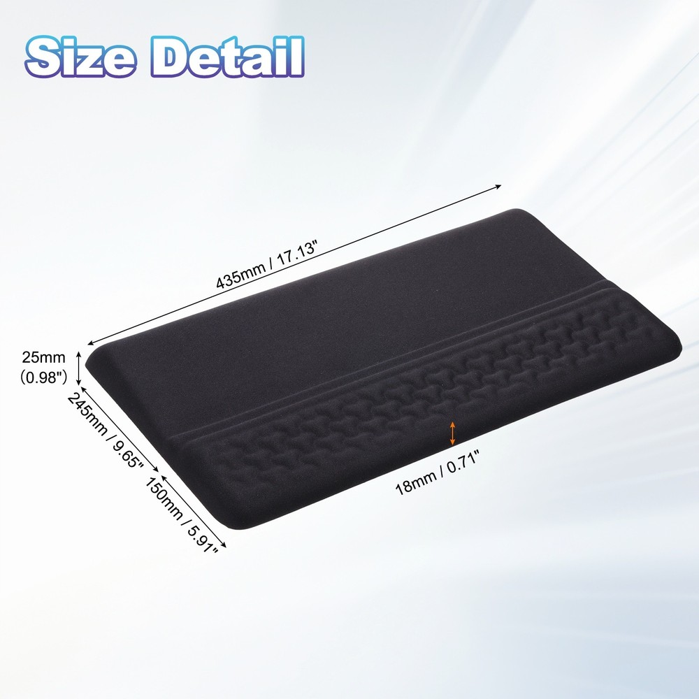 Computer Keyboard Stand with Wrist Rest, Computer Wrist Support, Black