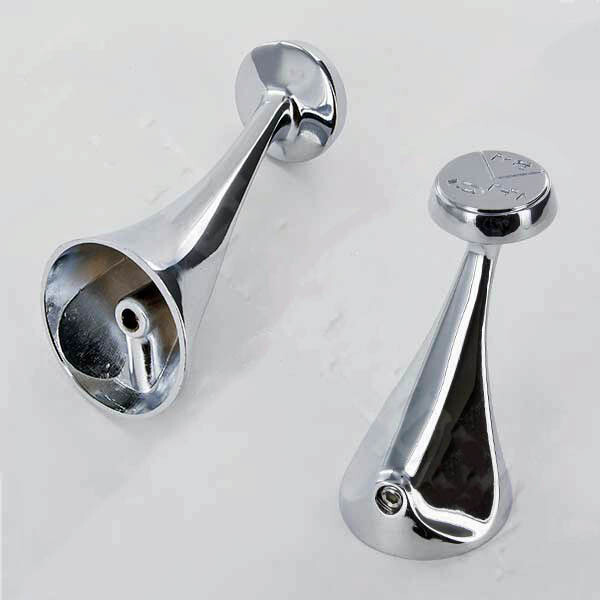 Valley Hot/Cold Faucet-Shower Handle Chrome Finish
