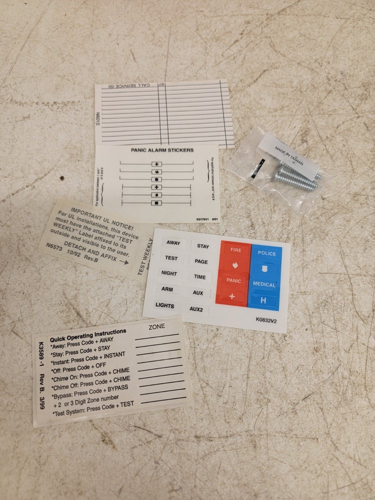 Honeywell 6150 Fixed English Keypad with Function Buttons