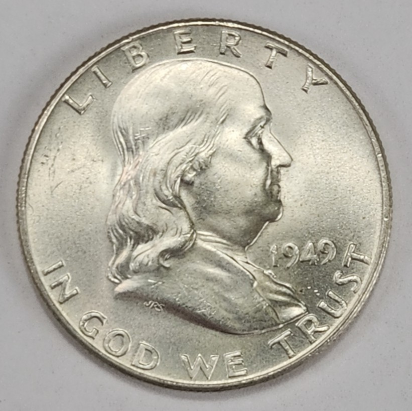 1949 P Franklin Half Dollar - Silver - Uncirculated